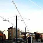 T2 tramway tracks