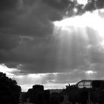 Sun rays over Grand Palais