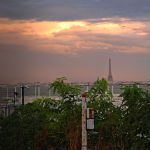 From the train tracks