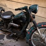 Old (military?) motorbike