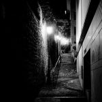 A dark alley
