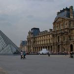 Panoramic view at the Louvre
