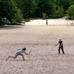Badmington Play at Fontainebleau