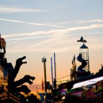sunset on the funfair (tuileries)