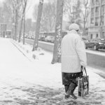 Snowy Old Lady